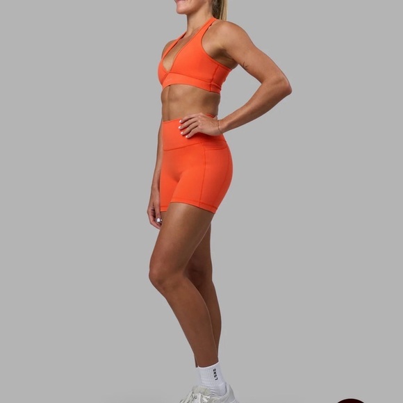Zella Pants - Zella Women's Bright Orange Bike Shorts
